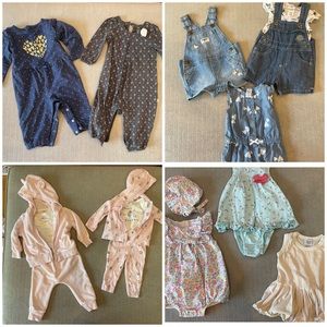 Lot of baby girl clothes 6-9 months